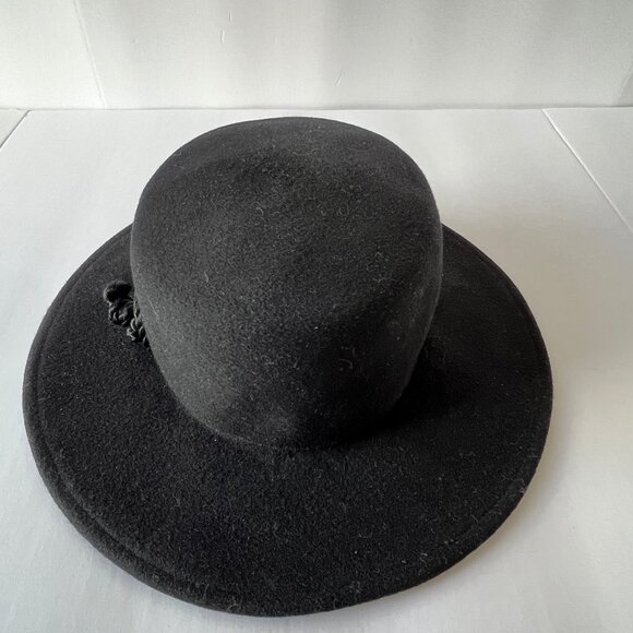Vintage Betmar Black Hat, 100% Wool, Bolero Style, Excellent Condition! - Picture 12 of 16